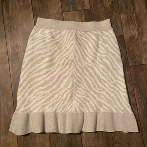 Anthropologie / Dolan Left Coast animal print skirt